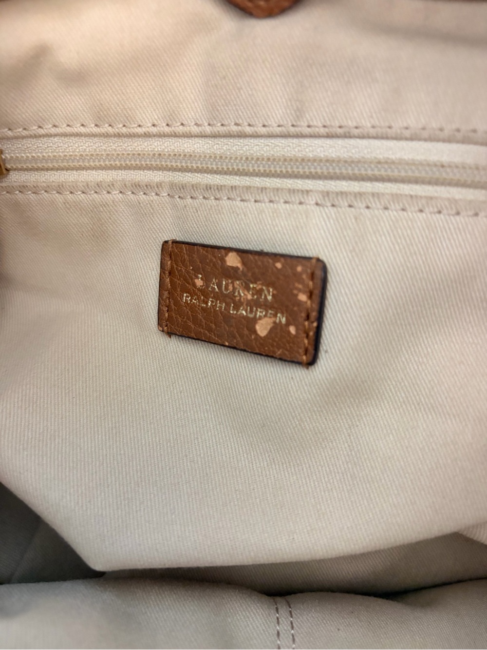 Lauren Ralph Lauren Straw Debby Drawstring Bag in Tan - Picture 7 of 11